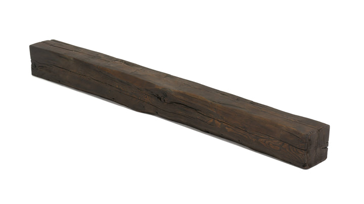 Reclaimed Wood Mantel  64 1/4"L- 6"D x 6"H