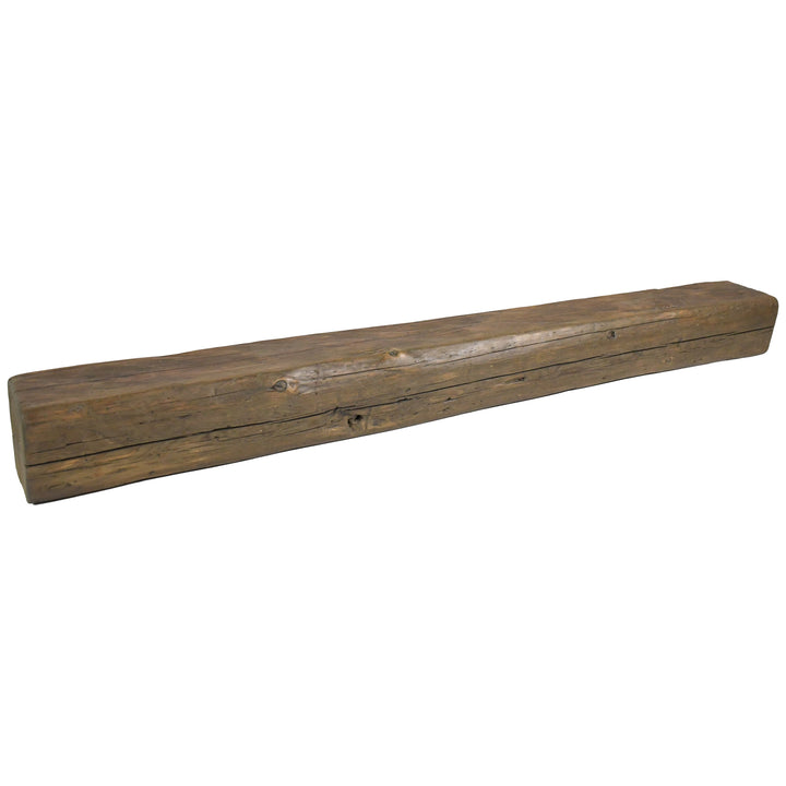 Reclaimed Wood Mantel  61"L- 5 1/2"D x 5 1/2"H