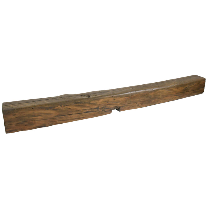 Reclaimed Wood Mantel  61"L- 5 1/2"D x 5 1/2"H