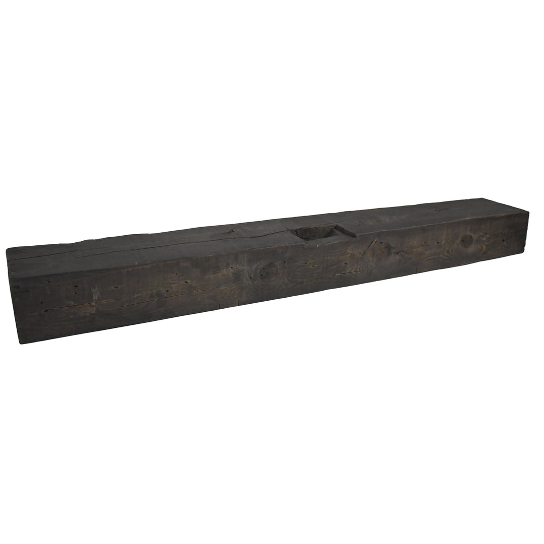 Reclaimed Wood Mantel 60 1/2"L- 7 3/4"D x 5 3/4"H