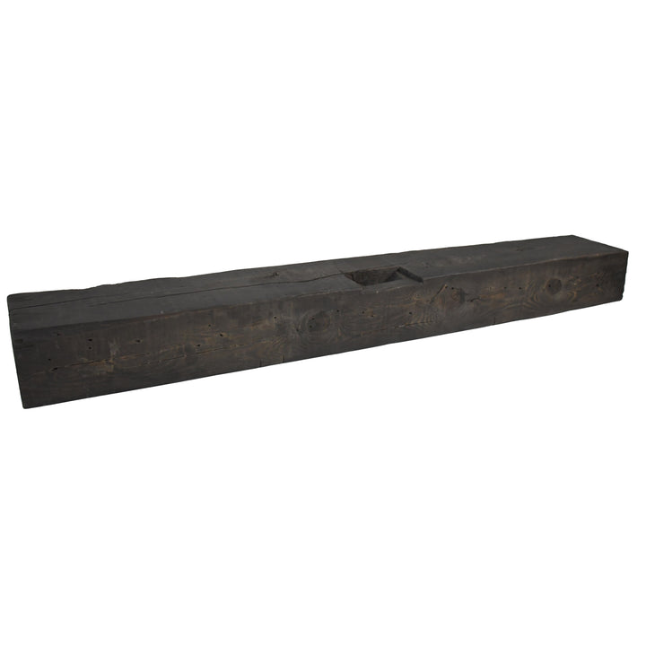 Reclaimed Wood Mantel 60 1/2"L- 7 3/4"D x 5 3/4"H