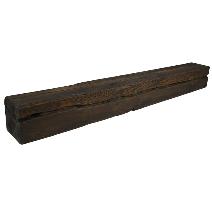Reclaimed Wood Mantel 59 3/4"L- 6 3/4"D x 6 3/4"H