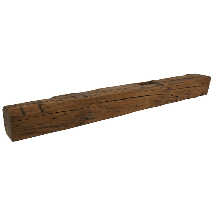 Reclaimed Wood Mantel  59 1/4"L- 6"D x 6"H
