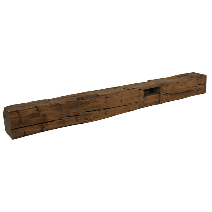 Reclaimed Wood Mantel  59 1/4"L- 6"D x 6"H