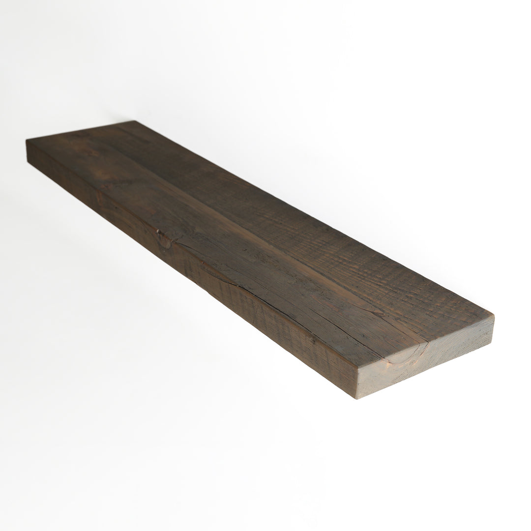 Classic Wood Shelf - Reclaimed Pewter