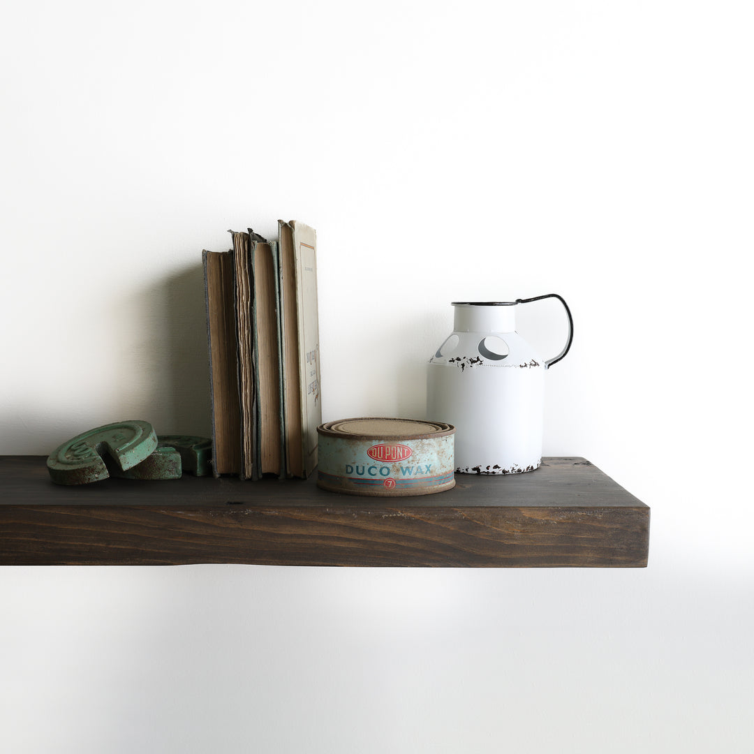 Modern Wood Shelf - Walnut