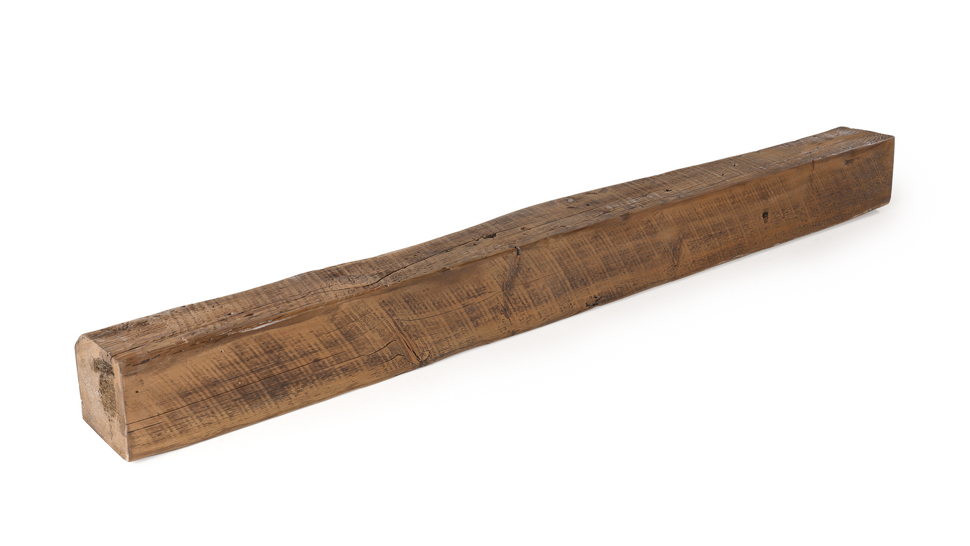 Reclaimed Wood Mantel 66"L- 6"D x 6"H