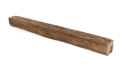 Reclaimed Wood Mantel 66"L- 6"D x 6"H