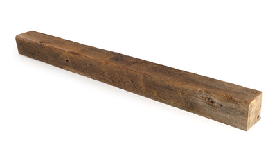 Reclaimed Wood Mantel 72"L- 5 3/4"D x 5 3/4"H