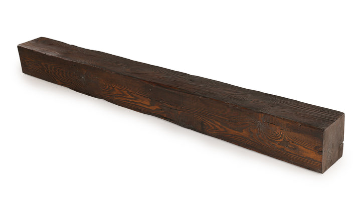 Reclaimed Wood Mantel 72"L- 7"D x 7"H