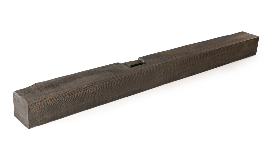 Reclaimed Wood Mantel 72"L- 6 1/2"D x 6 1/2"H