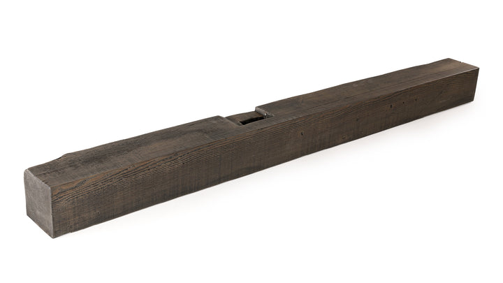 Reclaimed Wood Mantel 72"L- 6 1/2"D x 6 1/2"H