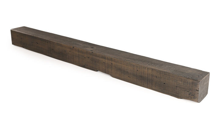 Reclaimed Wood Mantel 72"L- 6 1/2"D x 6 1/2"H