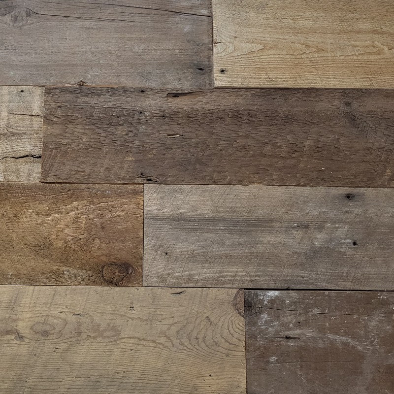 Wall Planks - 20 SQFT - Reclaimed Brown